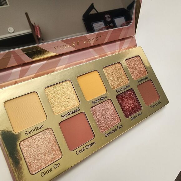 Violet Voss SunKissed Summer Pigment Palette EYESHADOW SHIMMER GLITTER GLAM NWT - Picture 5 of 7